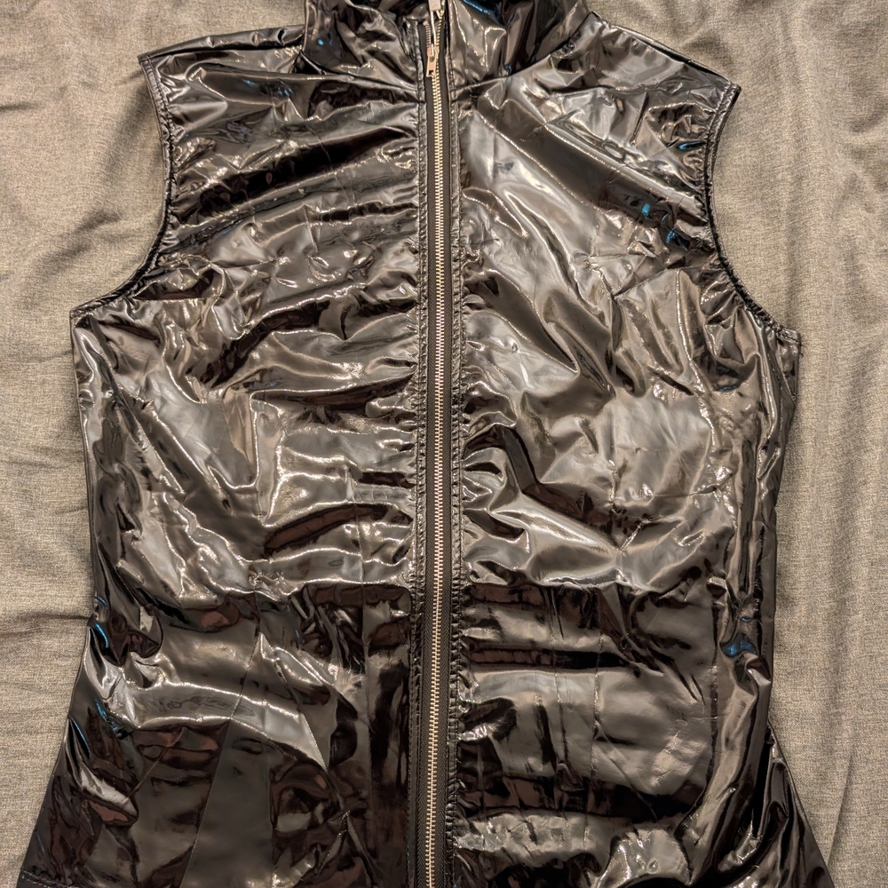 Androgynous Black Spandex Vest
